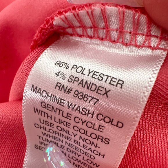 NEW! Liz Claiborne Rapture‎ Rose Blouse Small $32 Round Neck Short Sleeve - Picture 8 of 10